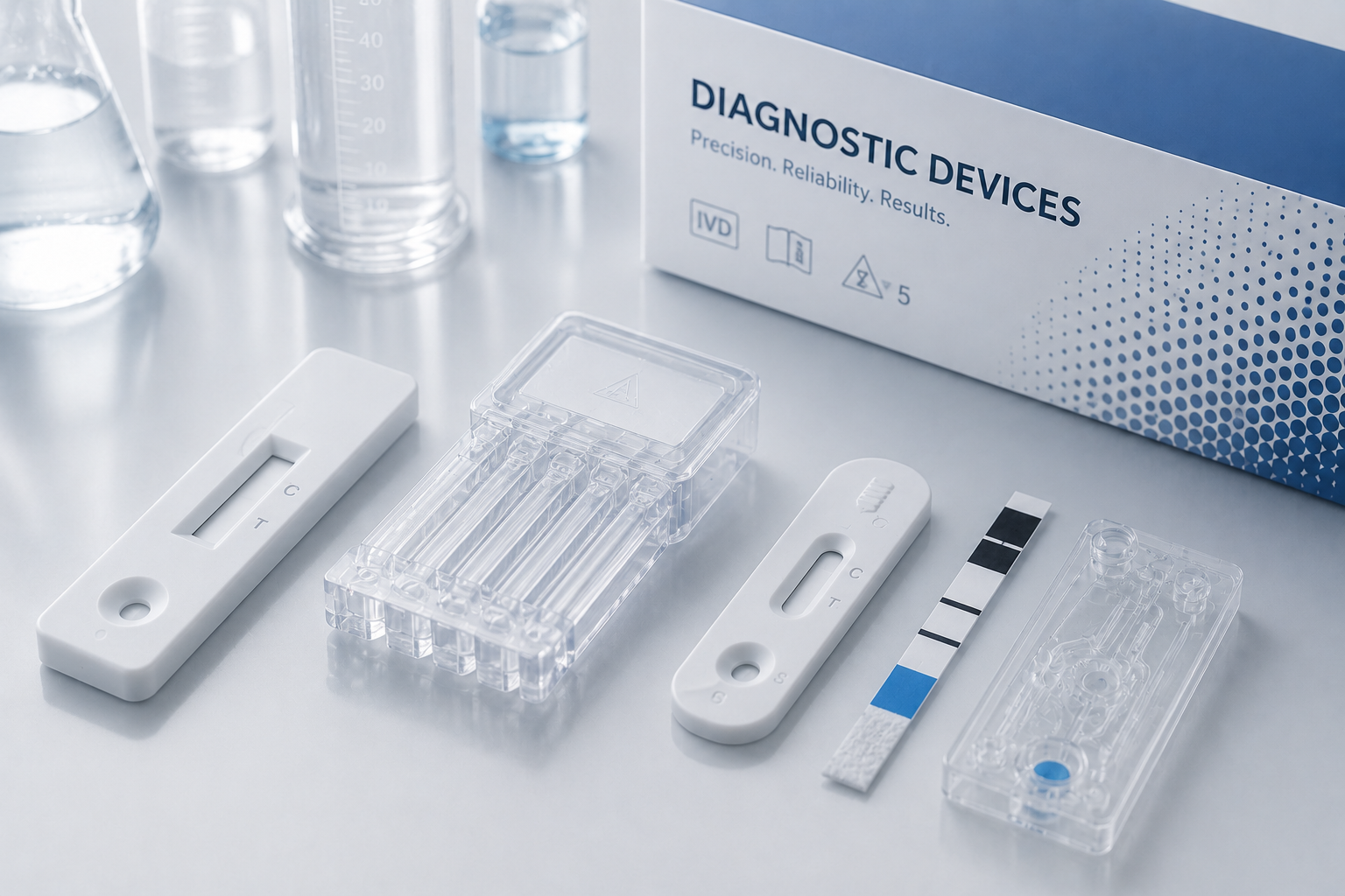 Diagnostic device converted components